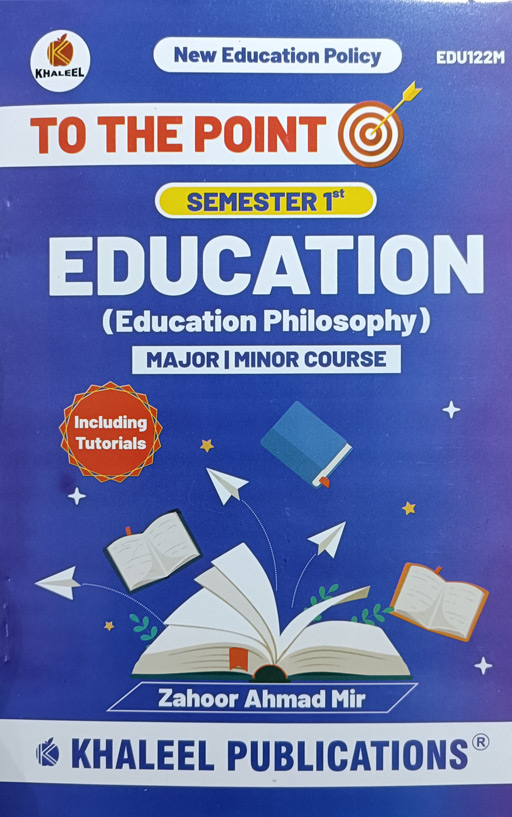 Education Philosophy - Semester 1st Major/Minor Courses